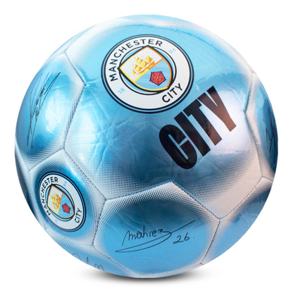 Manchester City Classic Metallic Signature Football