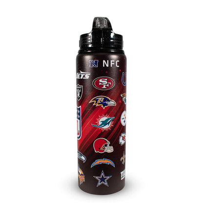 NFL 750ml Aluminium Water Bottle – American Football Water Bottle
