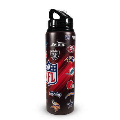 NFL 750ml Aluminium Water Bottle – American Football Water Bottle
