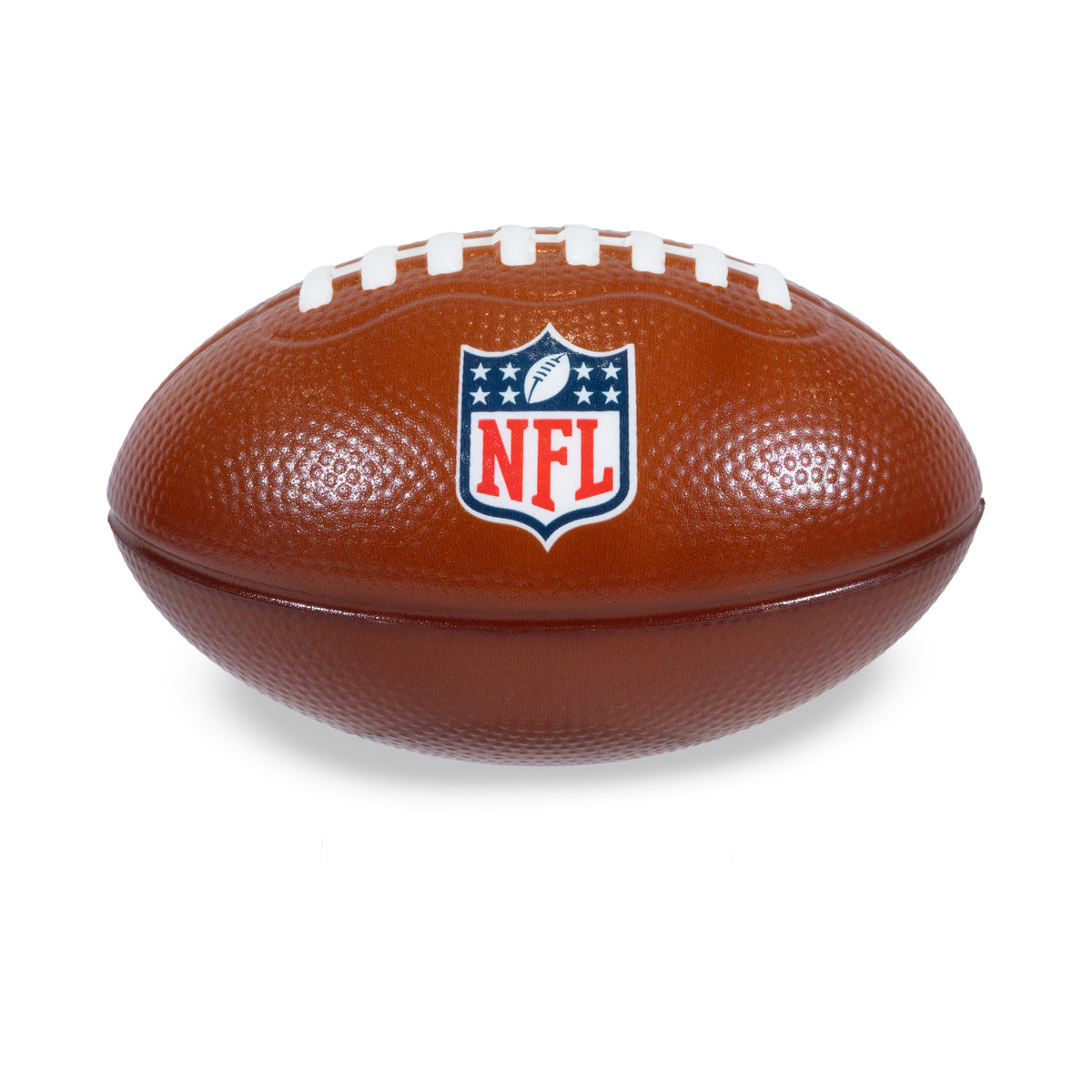 Mini NFL American football on a white background