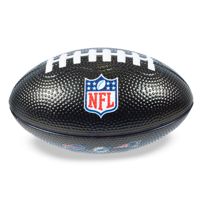 NFL Foam American Football, with NFL logo and black design on a white background
