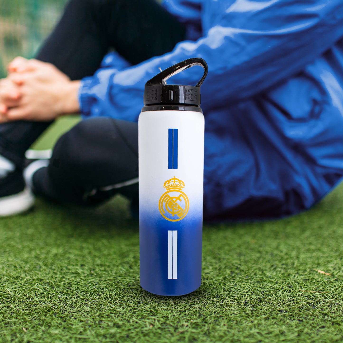 Hy-Pro Officially Licensed Real Madrid CF Aluminium Water Bottle - 750ml