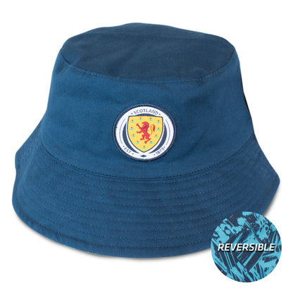 Scotland Reversible Bucket Hat, Blue