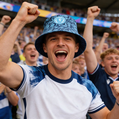 Scotland Reversible Bucket Hat, Blue