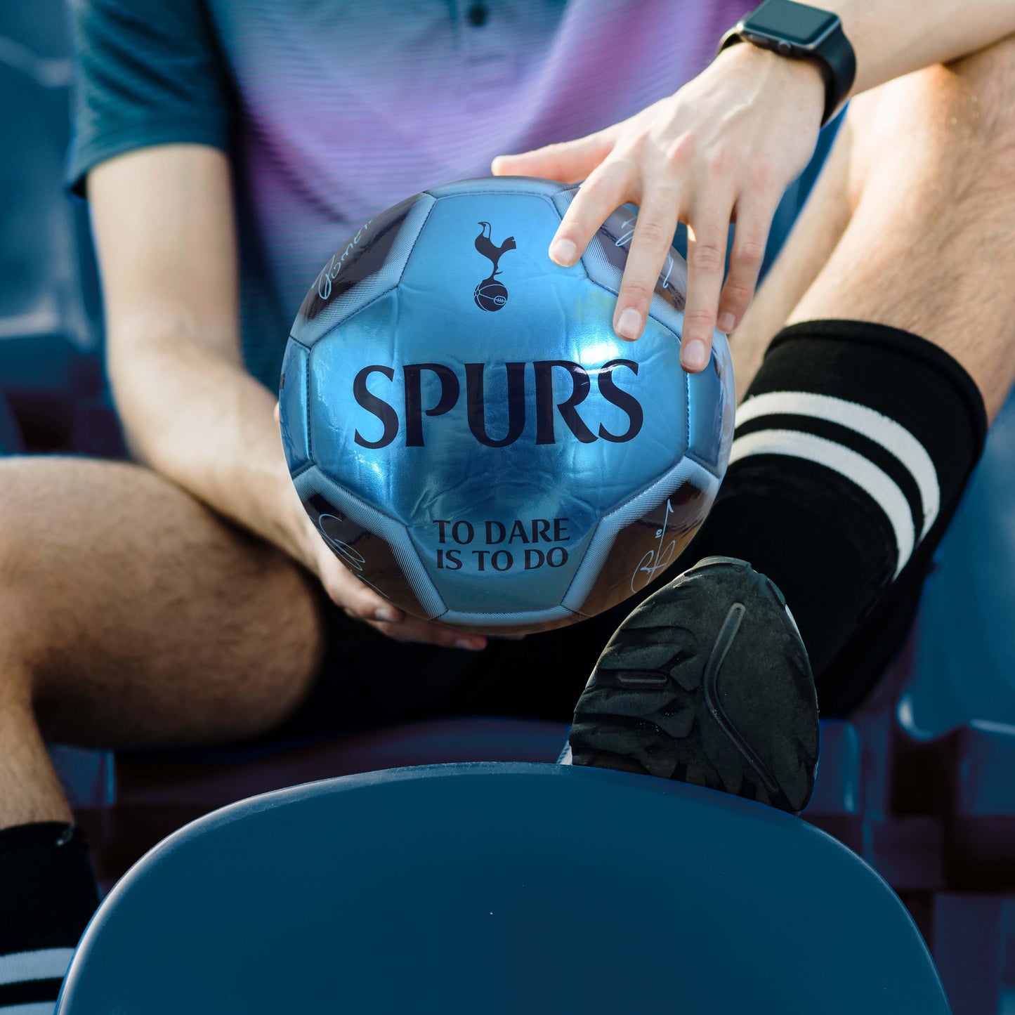 Tottenham Classic Metallic Signature Football