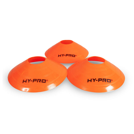 Hy-Pro Football Cones - 6 Pack Training & Agility Marker Cones