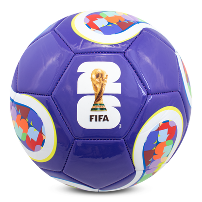 FIFA WORLD CUP 2026 SIZE 5 APOLLO FOOTBALL - PURPLE BY HY-PRO SPORTS ON ATRANSPARENT BACKGROUND