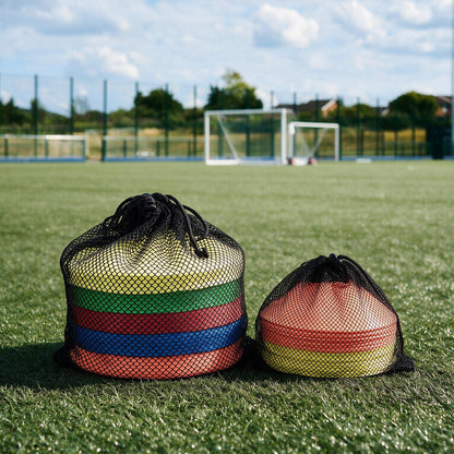 Football Cones Pack of 50 | High-Visibility Marker Cones with Stand | Hy-Pro