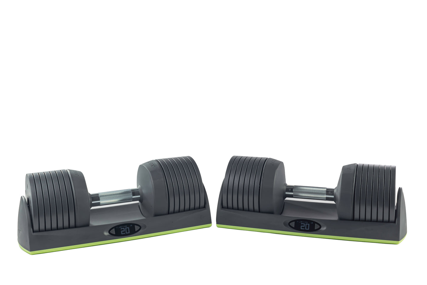 JAXJOX Adjustable Dumbbells - 22.70 KG Gym Fitness Home Exercise Fast Charging (Pair)