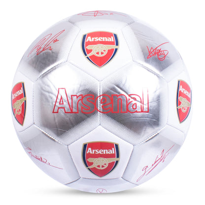 Arsenal Special Edition Silver Signature Football