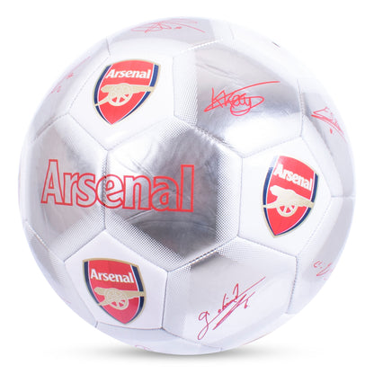 Arsenal Special Edition Silver Signature Football