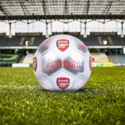 Arsenal Special Edition Silver Signature Football