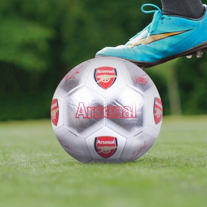 Arsenal Special Edition Silver Signature Football