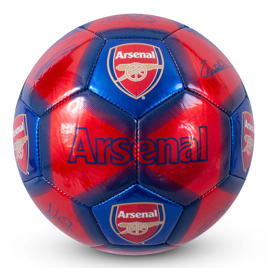 Arsenal Metallic Signature Football