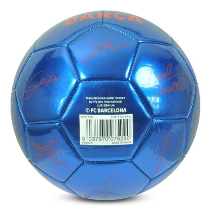 Barcelona Special Edition Metallic Signature Football