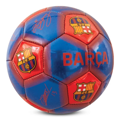 Barcelona Metallic Signature Football