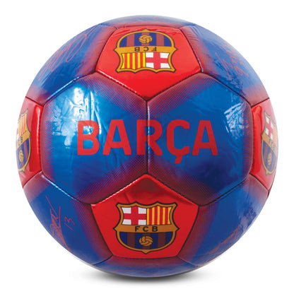 Barcelona Metallic Signature Football