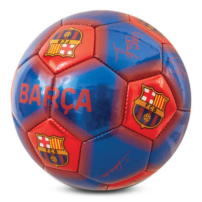 Barcelona Metallic Signature Football