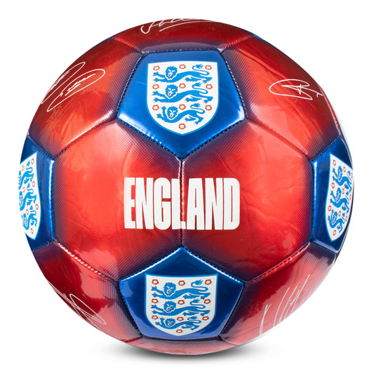 England Metallic Signature Football