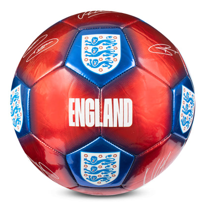 England Metallic Signature Football