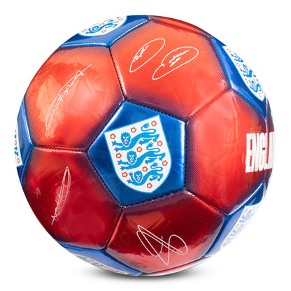 England Metallic Signature Football
