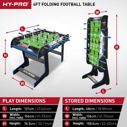 Hy-Pro Rapid Fire Folding Football Table