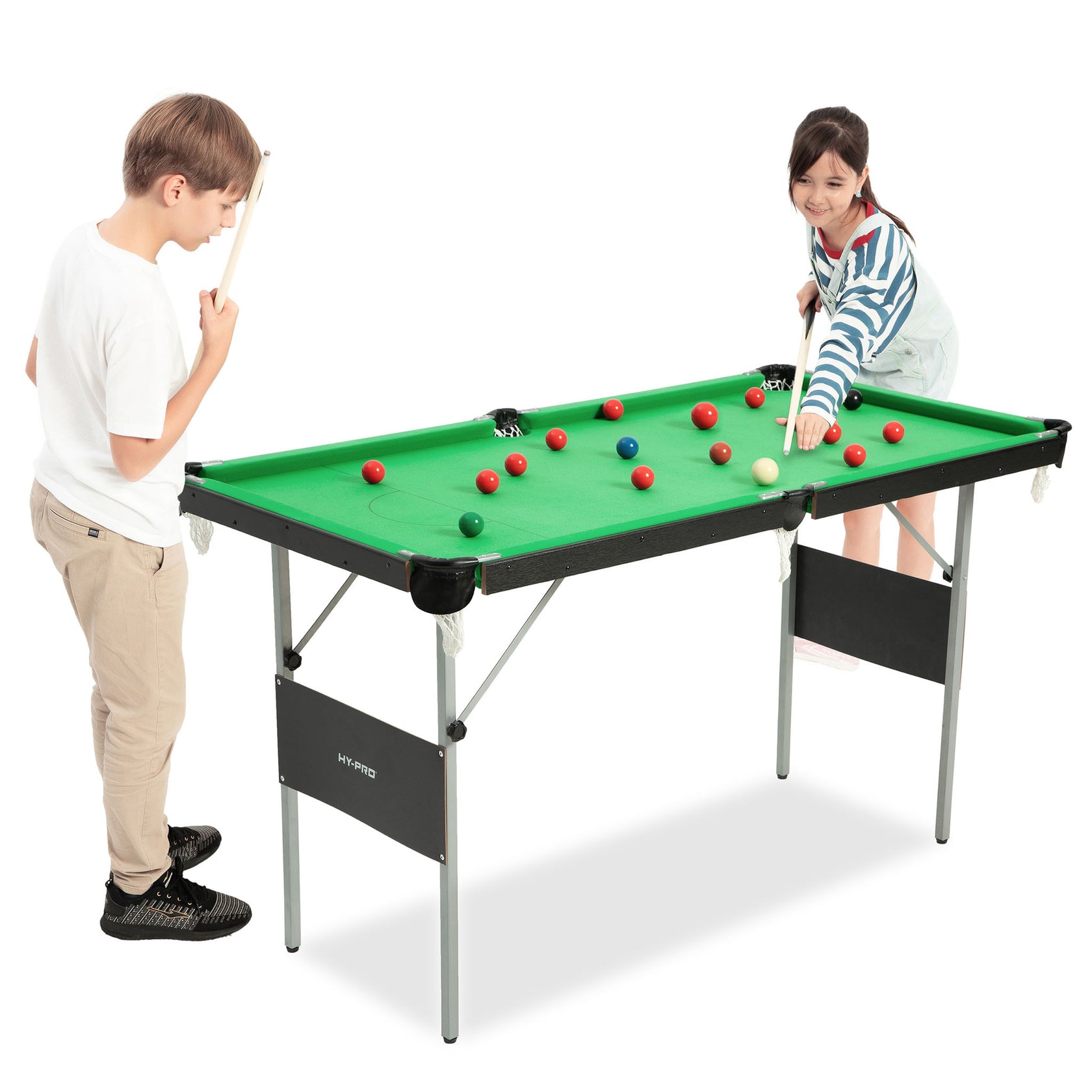 HyPro 4ft 6in Folding Snooker and Pool Table HyPro Sports