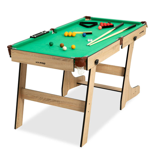 Hy-Pro 5ft Folding Snooker and Pool Table