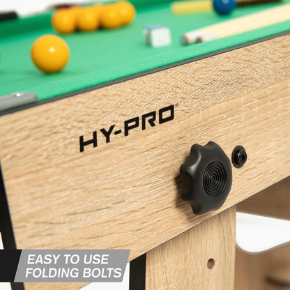 Hy-Pro 5ft Folding Snooker and Pool Table