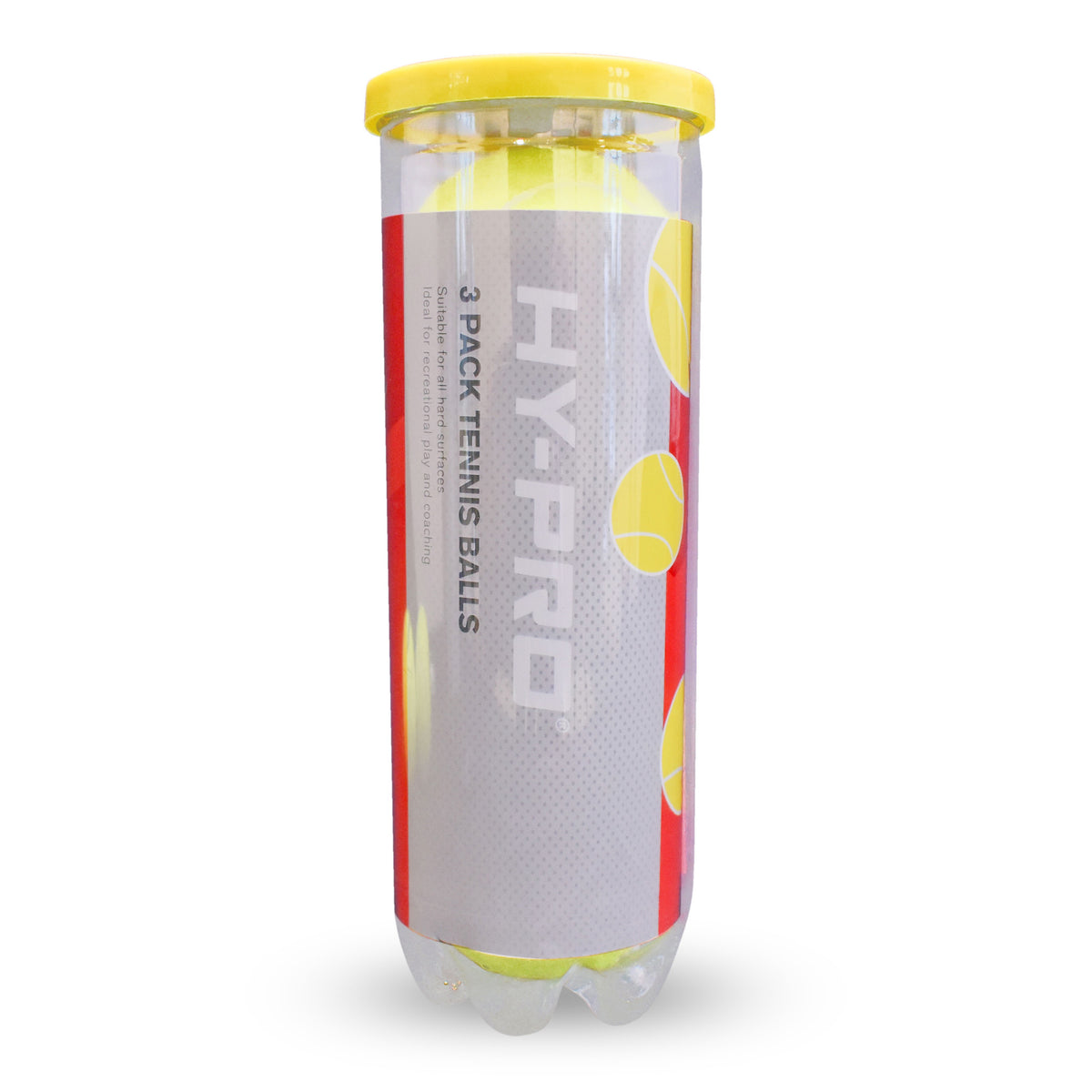 Hy-Pro 3 Pack Tennis Balls | Pressure-Sealed Nylon Rubber – Hy-Pro Sports