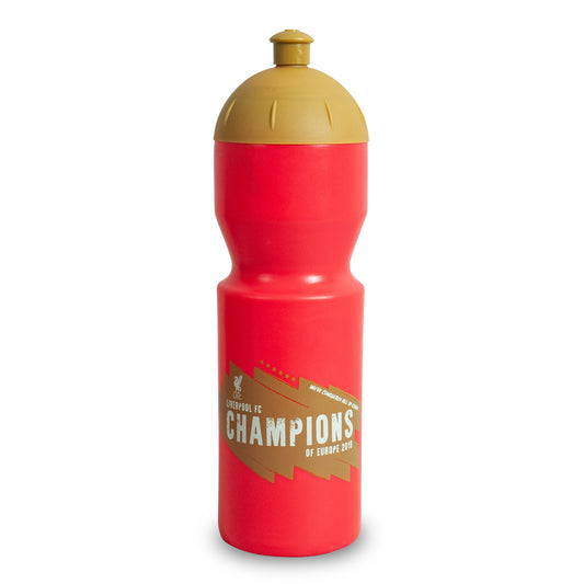 Liverpool 2019 Champions Of Europe 800ml Plastic Water Bottle