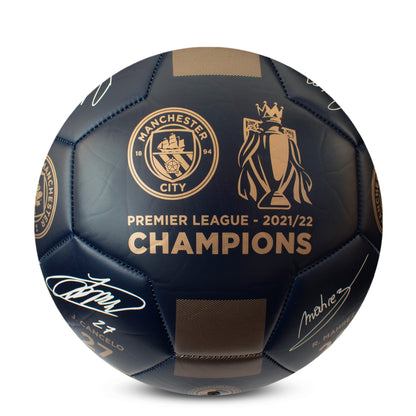 Manchester City 2021/22 EPL Champions Phantom Signature Football