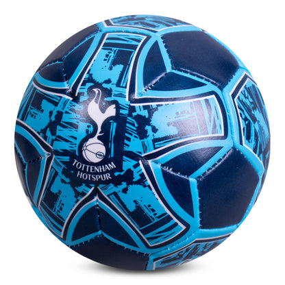 Side view of Tottenham Hotspur 4" Mini Ball in blue on a white background