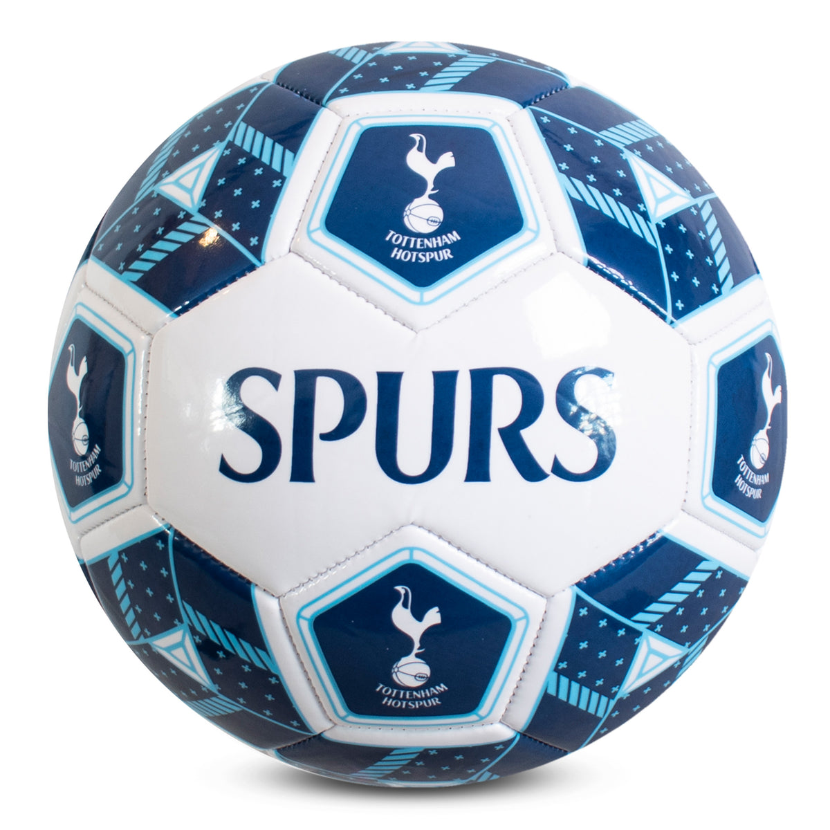 Tottenham Hotspur Crest Football on a white background