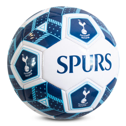 Side view of Tottenham Hotspur Crest Football on a white background