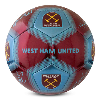 West Ham United Metallic Signature Football