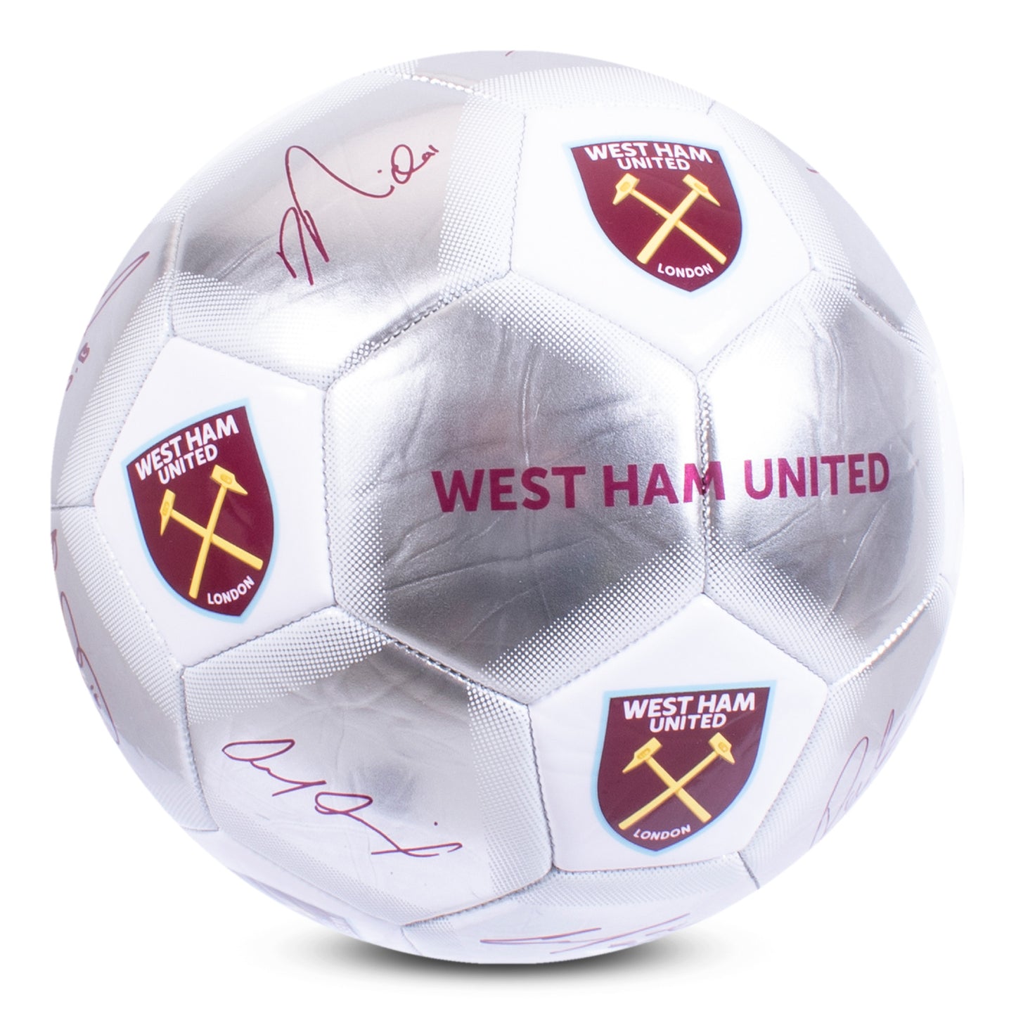 West Ham United Special Edition Silver Signature Football