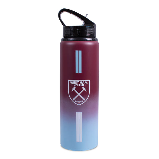 West Ham United 750ml Aluminium Fade Water Bottle 2022