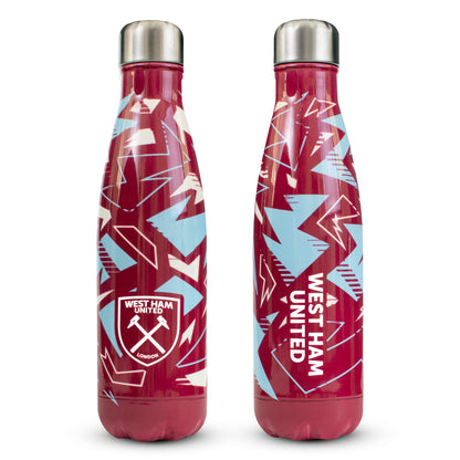 West Ham United 500ml Stainless Steel Thermal Water Bottle